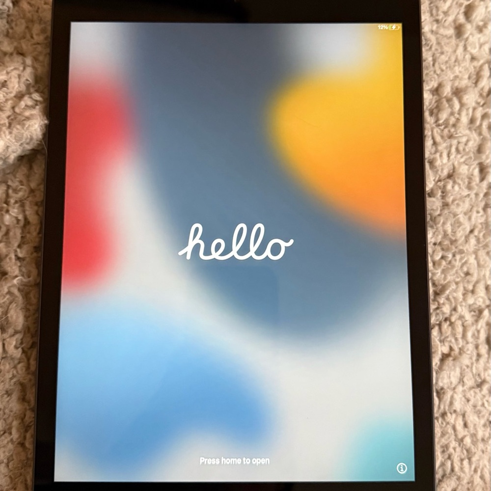 Apple Tablet with Black Border